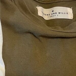 imogene + willie Olive Short Sleeve Tee